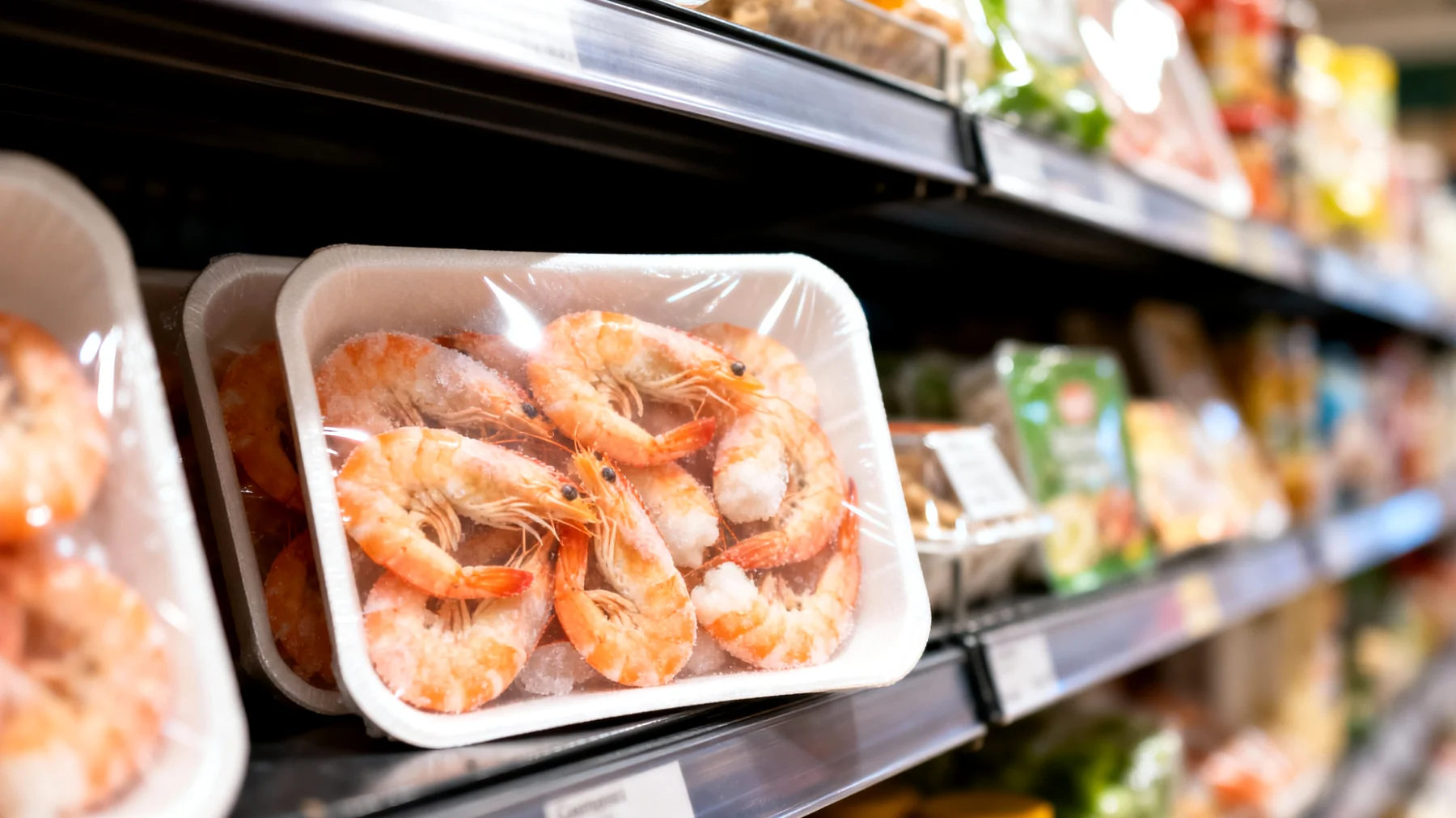 Gamberi surgelati"