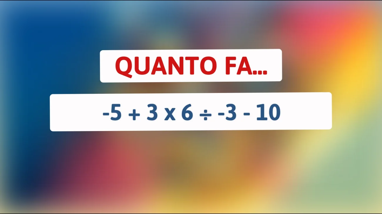 "Ecco l'indovinello che solo il 1% delle persone risolve al primo tentativo: hai il coraggio di metterti alla prova?""