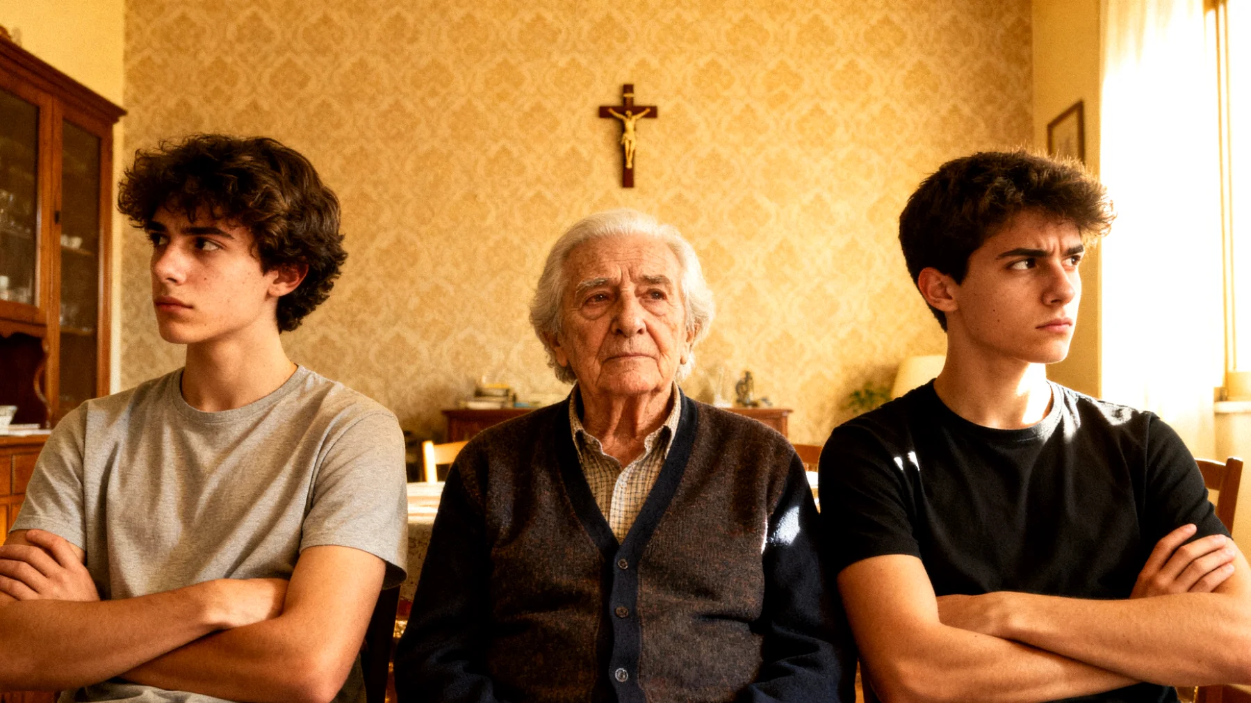 I nonni si trovano a gestire tensioni e conflitti tra nipoti giovani adulti che manifestano gelosia reciproca per le attenzioni, il supporto economico o il tempo che i nonni dedicano a ciascuno di loro"