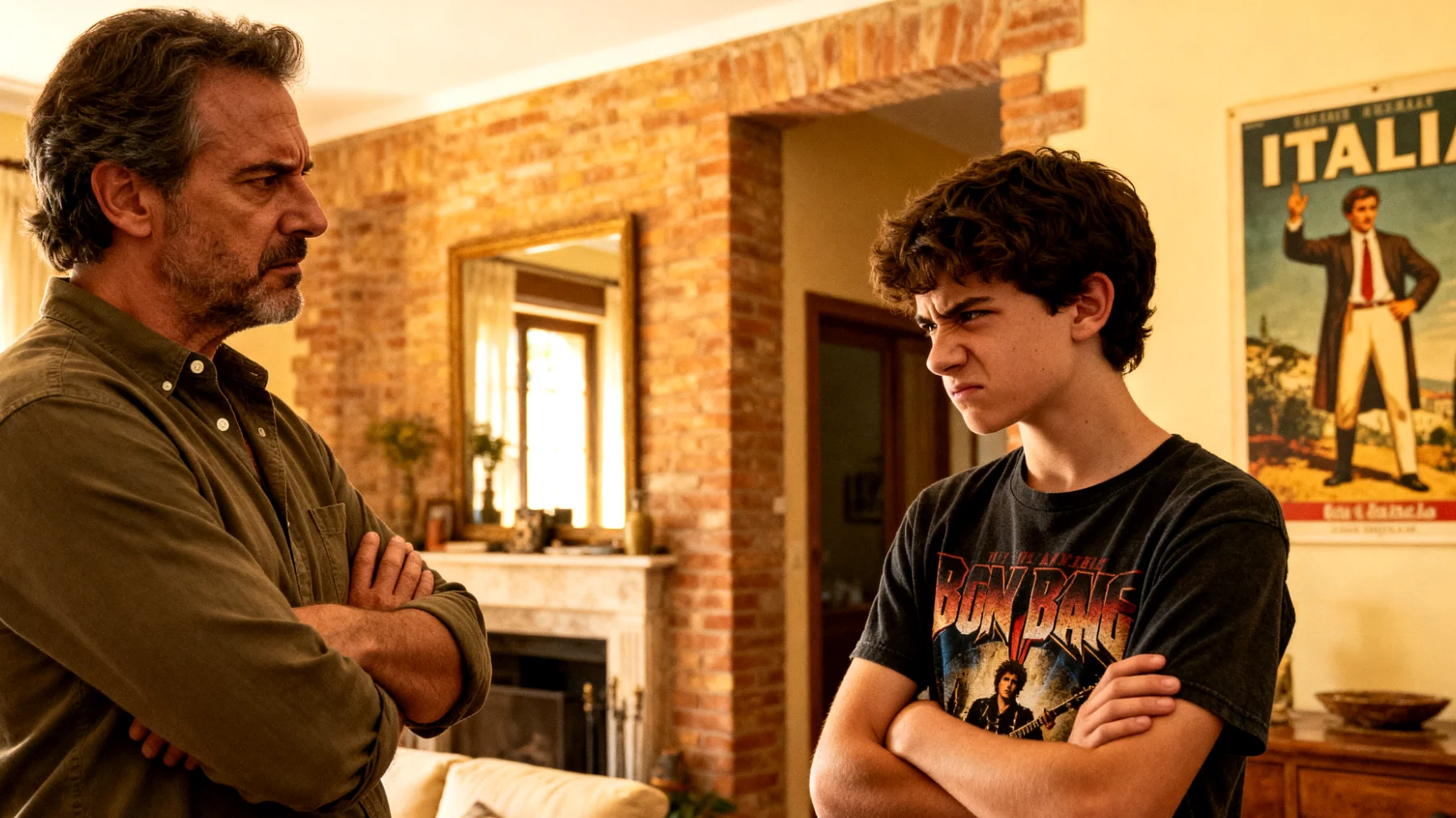 Un papà fatica a gestire il comportamento ribelle e oppositivo del figlio adolescente che rifiuta sistematicamente le regole familiari, risponde in modo aggressivo e mette in atto comportamenti di sfida continua"